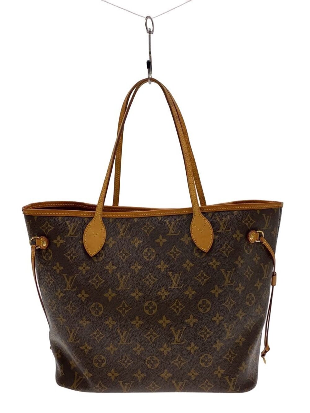LOUIS VUITTON Neverfull Monogram Canvas Apricot Brown